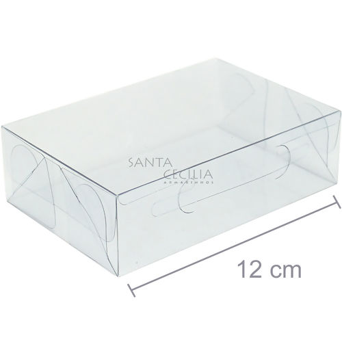 Caixa de Acetato M 03 - 12 x 8 x 3,5 cm - 20 unid.