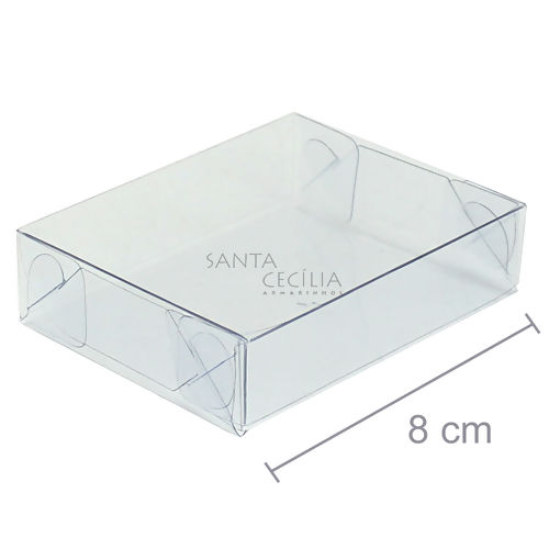 Caixa de Acetato M 11 - 8 x 6,5 x 2 cm - 20 unid.