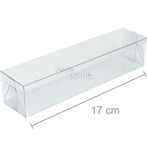 Caixa de Acetato M 16 - 17 x 4 x 3,5 cm - 20 unid.
