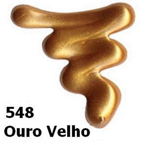 Tinta Relevo Dimensional Metallic 35 ML 548 Ouro Velho