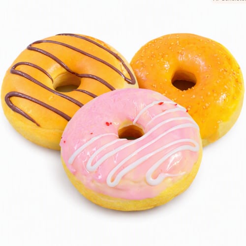 Donuts Decorativos Realistas  Macios e com Cheiro Doce