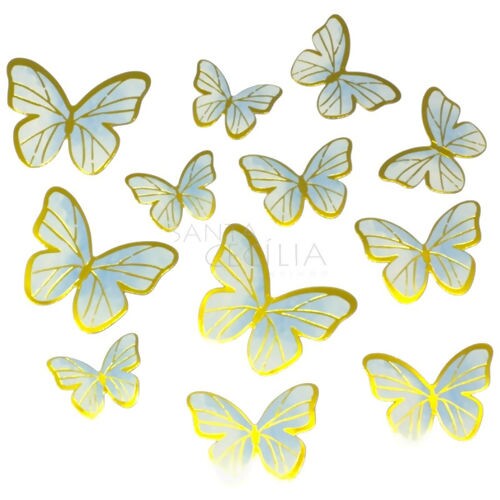 Borboleta Decorativa 12 unid. Ref. F-274