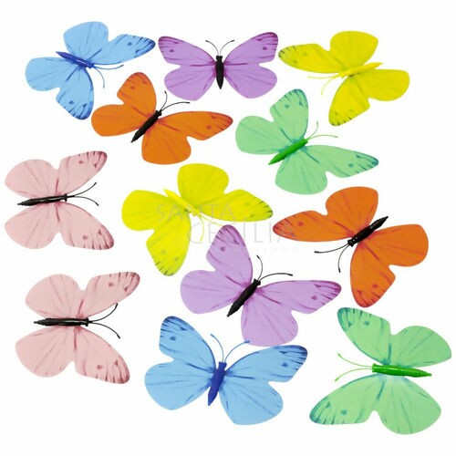 Borboleta Decorativa 12 unid. Ref. F-266