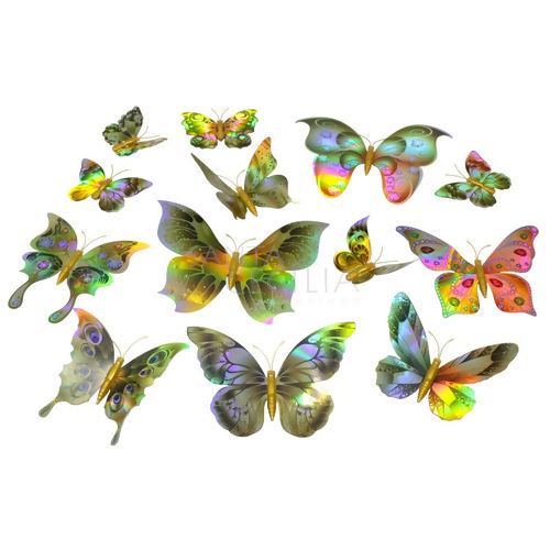 Borboleta Decorativa 12 unid. Ref. F-262-12