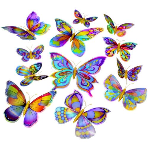Borboleta Decorativa 12 unid. Ref. F-262-8