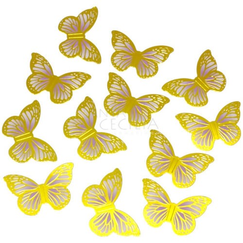Borboleta Decorativa 12 unid. Ref. F-277