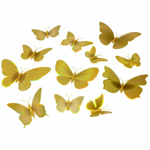 Borboleta Decorativa 12 unid. Ref. YZ-1