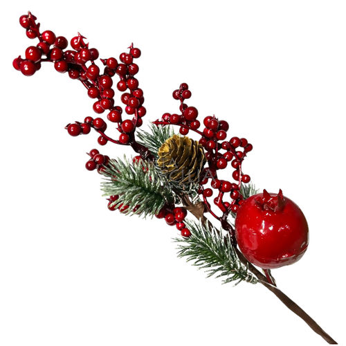 Pick de Natal com Pinha, Maça e Berries - Ref. 4620370