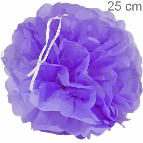 Flor Pom Pom 25 cm - Ref. 6262-1 - Armarinhos Santa Cecília