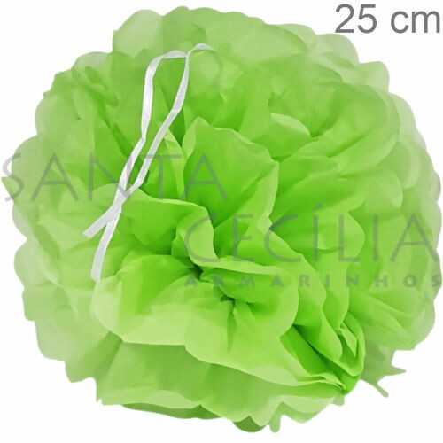 Flor Pom Pom 25 cm - Ref. 6262-1 - Armarinhos Santa Cecília