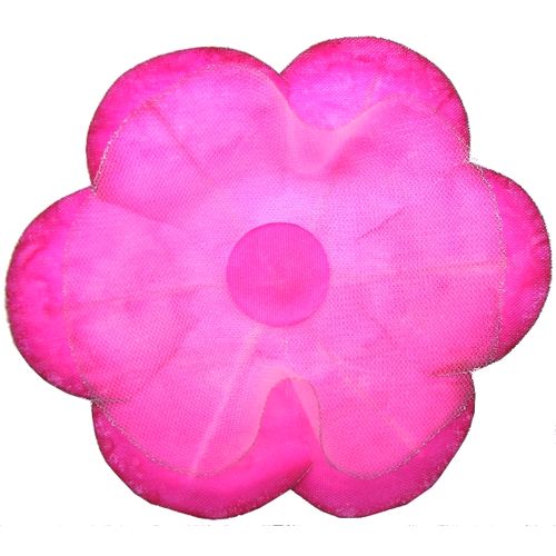 Forminha de Doce F7 em Tafetá Pink com prata 25 unid.