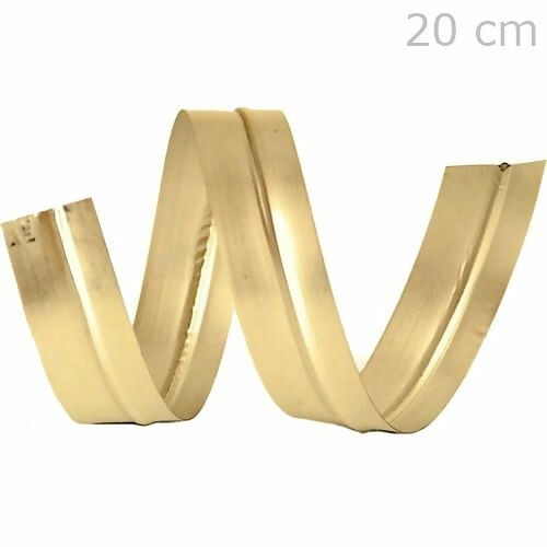 Fecho Prático Aramado Grande Ouro Fosca 20cm - 100 un.