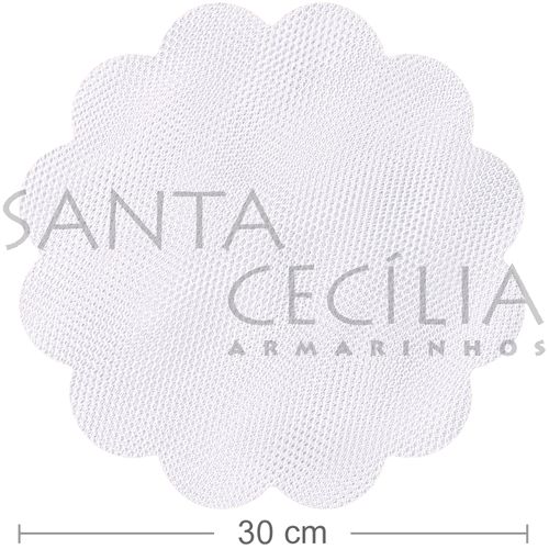 Filó 30cm - 50 unid. - Branco