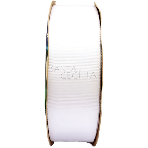 Fita de Gorgurão Ref.1354/16 - 16mm x 50m Fita de Gorgurão:Branco 133