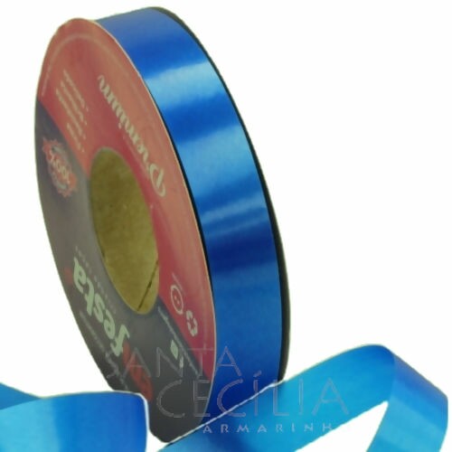 Fita Plástica 15mm x 50m - Cores Diversas Azul Escuro