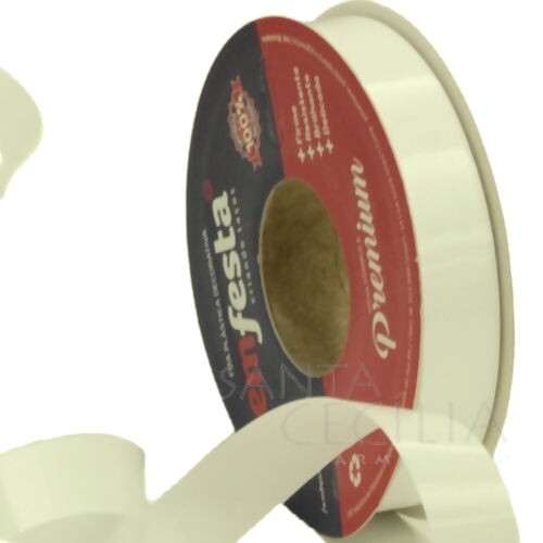 Fita Plástica 15mm x 50m - Cores Diversas Branca