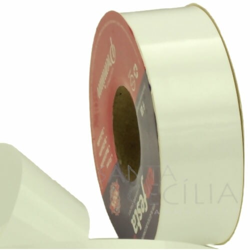 Fita Plástica 30mm x 50m - Cores Diversas Branca