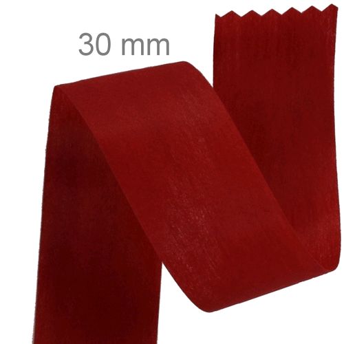 Fita de TNT 30mm x 24m - Lisa Vermelho Forte