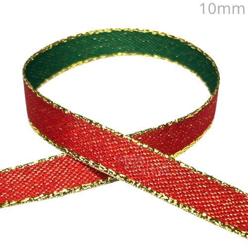 Fita de Natal Sinimbu 10m - Ref.1800/10mm Cor 2 Vermelha e Verde