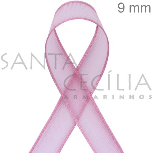 Fita de Voal Rosa Claro 1773 9030/09 - 10m