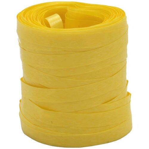 Fitilho Plástico 0,5 cm x 50 m - Amarelo