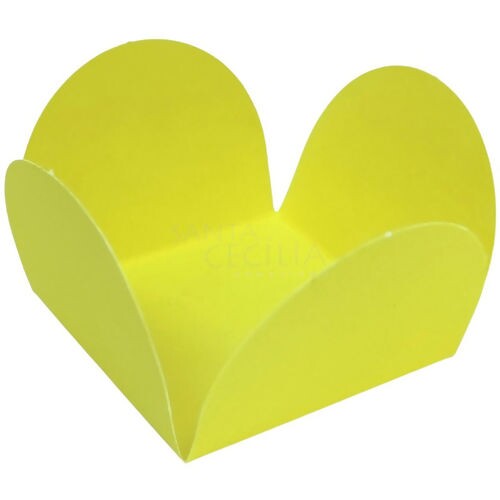 Forminha de Doces 4 Pétalas em Cartolina Lisa - 50un