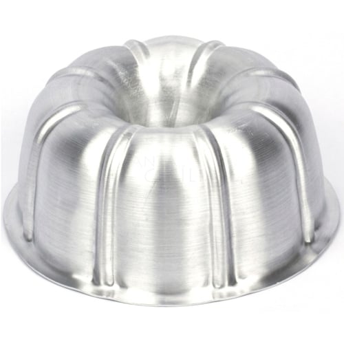 Forma de Bolo Mini Suíça Gomada em Alumínio - 9x4cm Cód. 6074