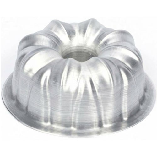 Forma de Bolo Mini Suíça Gomada em Alumínio - 9x4cm Cód. 6076