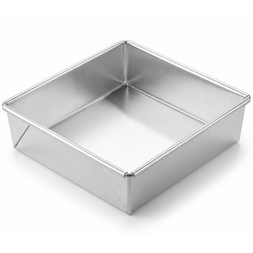 Forma para Bolo Quadrada - 25x25x7cm Cód. 1122