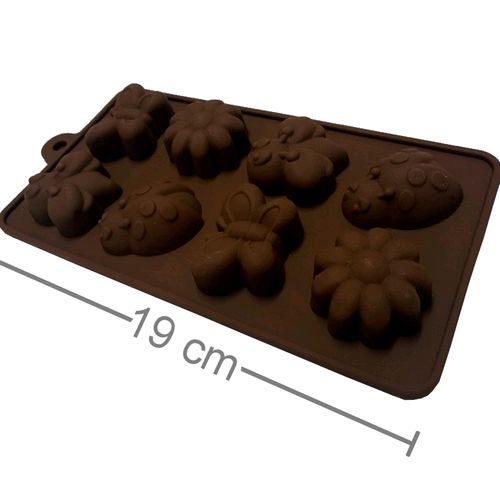 Forma de Chocolate em Silicone Joaninha - Cód. GMEZN73