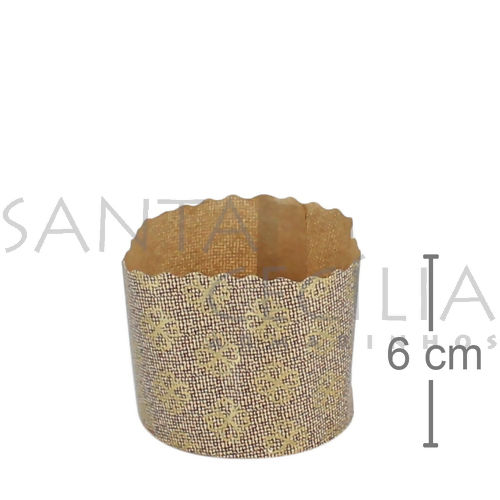 Forma de Panetone 100g - 10 unid.