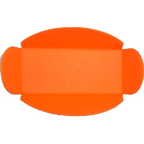Forminha para Camafeu em Colorplus Laranja - 50 un.