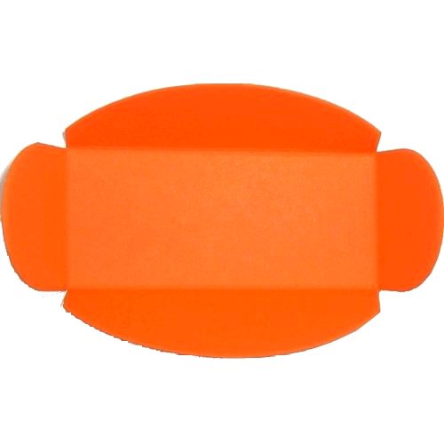 Forminha para Camafeu em Colorplus Laranja - 50 un.