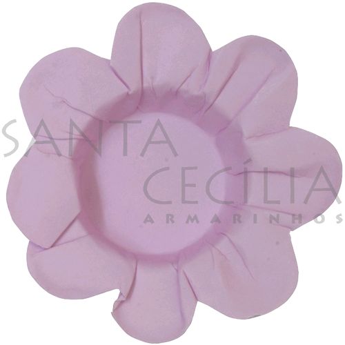 Forminha de Doce Rô em Cartolina Rosa Lisa