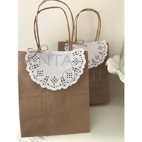 Sacola de Papel Kraft - 35 x 23,5 x 11 cm - 50 unid.