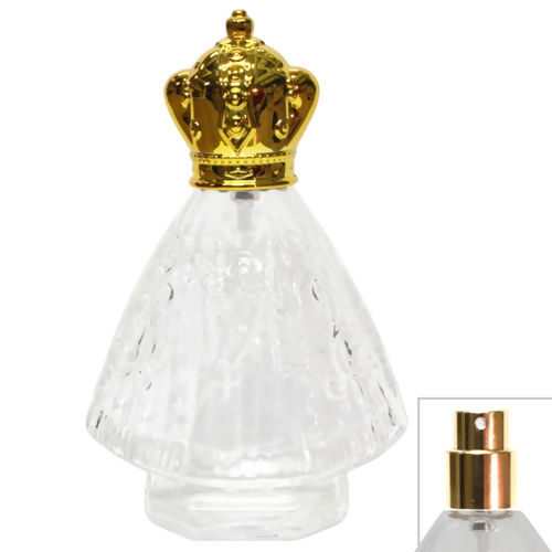 Frasco em Vidro - Nossa Senhora Aparecida 11,4 cm