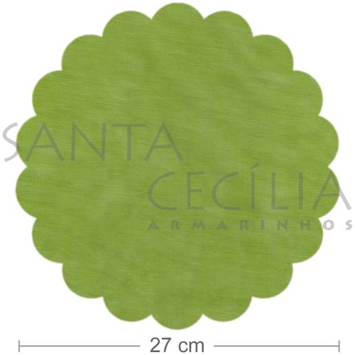 Organza 27 cm - 50 und. - Verde Pistache