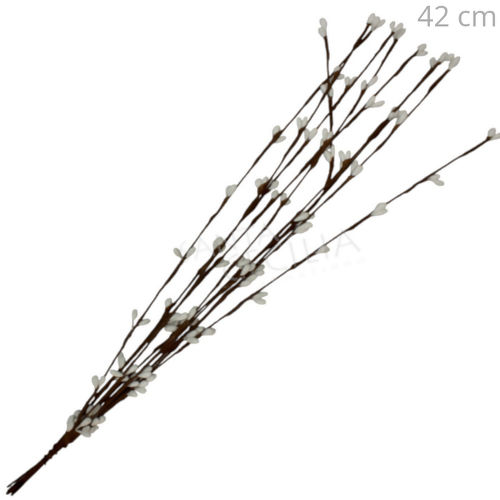 Galho com Bagas Artificiais Branco