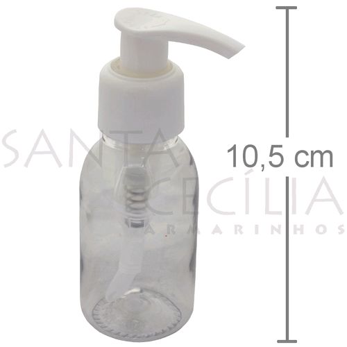 Potinhos para Lembrancinhas - Garrafinha Plástica c/ Válvula 60ml - 10 unidades