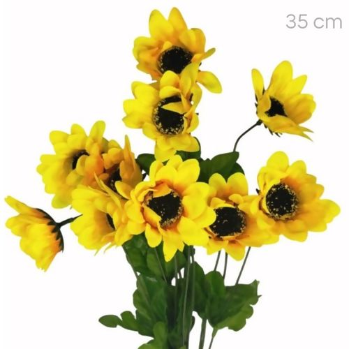 Girassol Artificial 10 Flores Ref. KD-001