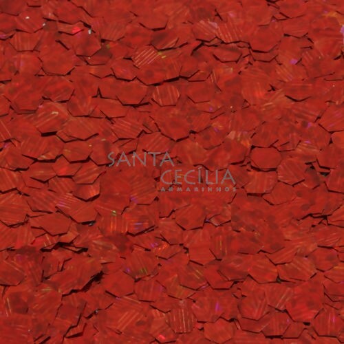 Glitter para Balões Metalizado 1704-6 10gr - Holográfico Vermelho