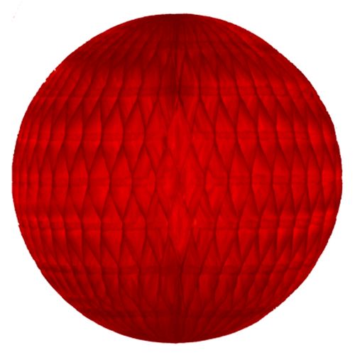 Globo Colméia 21cm - Ref. 08 - Vermelho