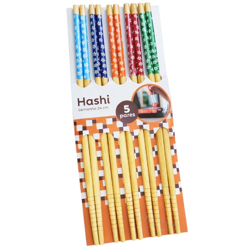 Hashi 24 cm - 5 Pares Ref. HJ - 10