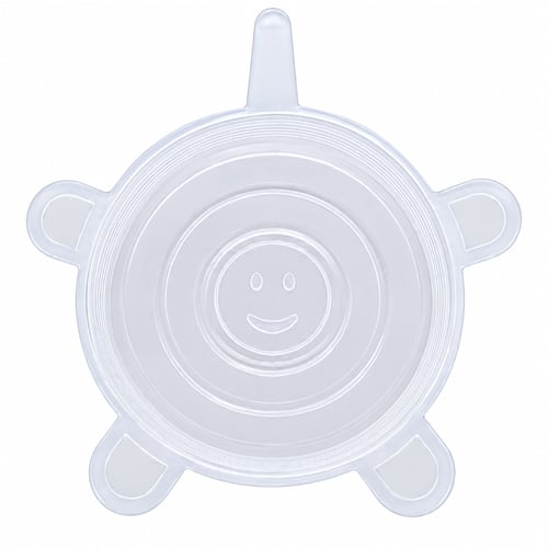 Conjunto 6 Tampas Veda Tudo de Silicone com Tamanhos Diferentes