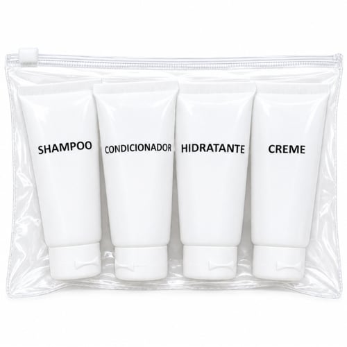 Kit Frascos para Viagem com 4 unid.