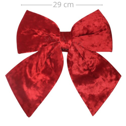 Laço de Veludo Vermelho 29 x 32 cm - Ref. 6398-B30