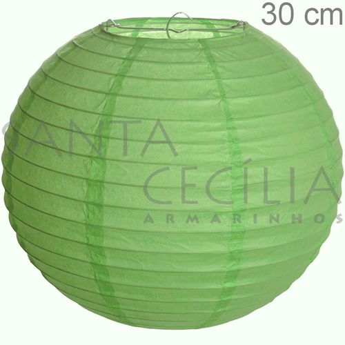 Lanterna Redonda 30 cm - Cores Diversas