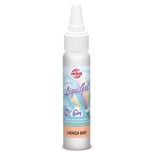 Corante Liquigel 30g Arcólor - Laranja Baby