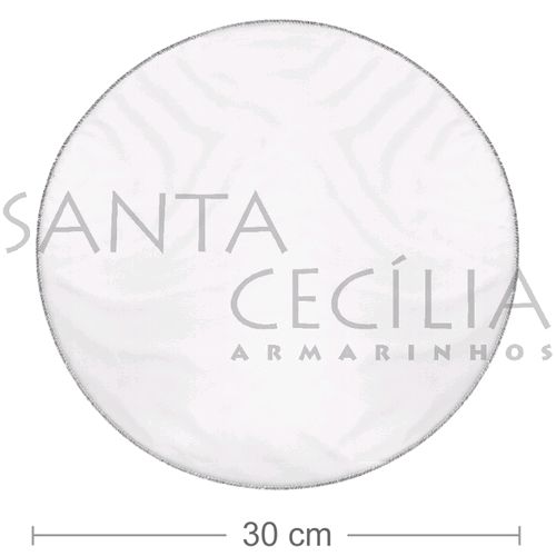 Organza Redonda 30 cm - 25 unidades - Cores Diversas