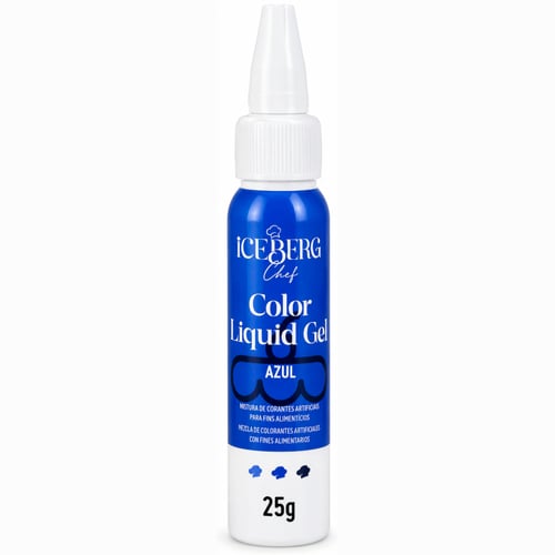 Corante Gel Alimentício Concentrado Iceberg Chef 25gr